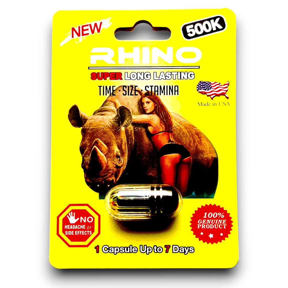 RHINO™ 500K Male Enhancement, Yellow