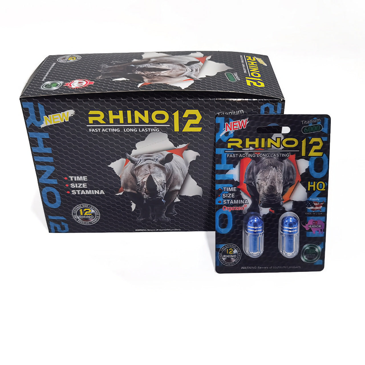Rhino 12 - Male Enhancement Double Pack