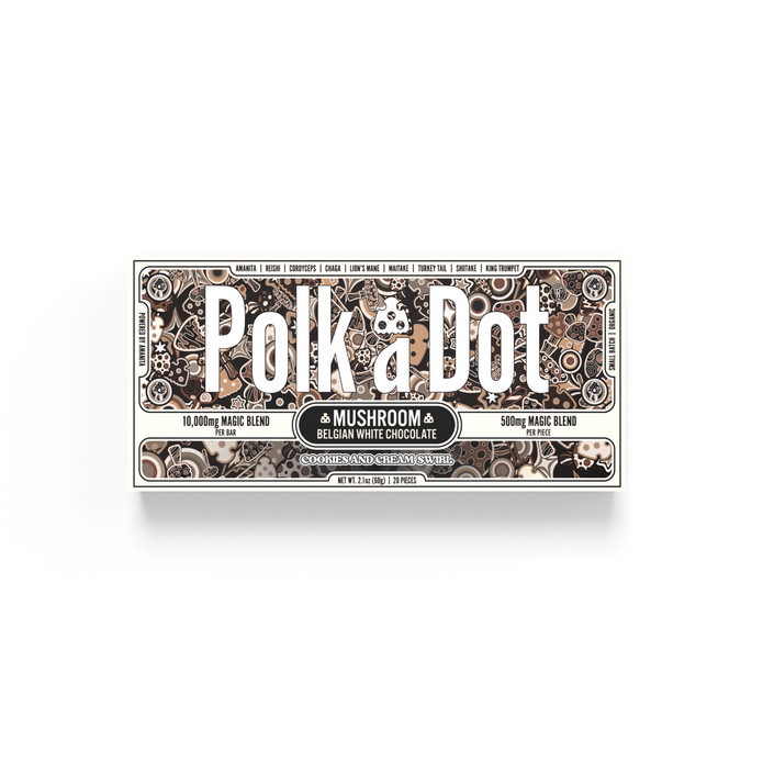 Polka Dot Novelty Chocolate Bar - Unique Design, Gift or Display
