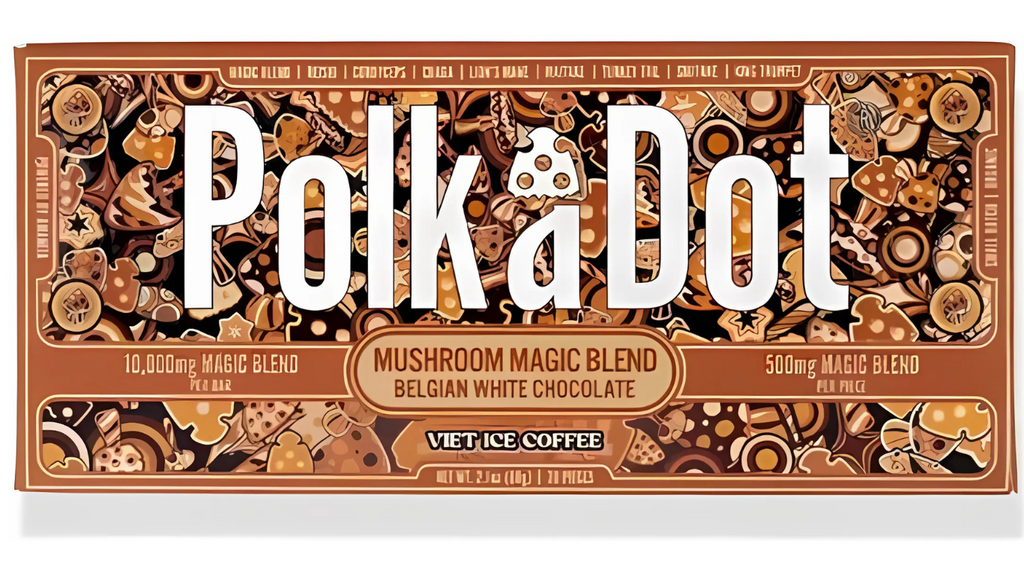 Polka Dot Novelty Chocolate Bar - Unique Design, Gift or Display