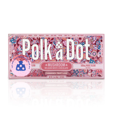 Polka Dot Novelty Chocolate Bar - Unique Design, Gift or Display