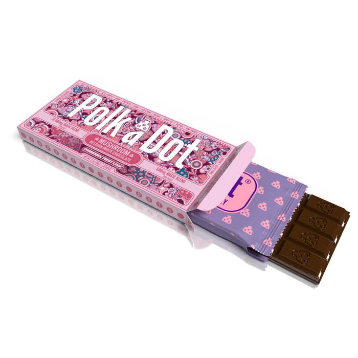Polka Dot Novelty Chocolate Bar - Unique Design, Gift or Display