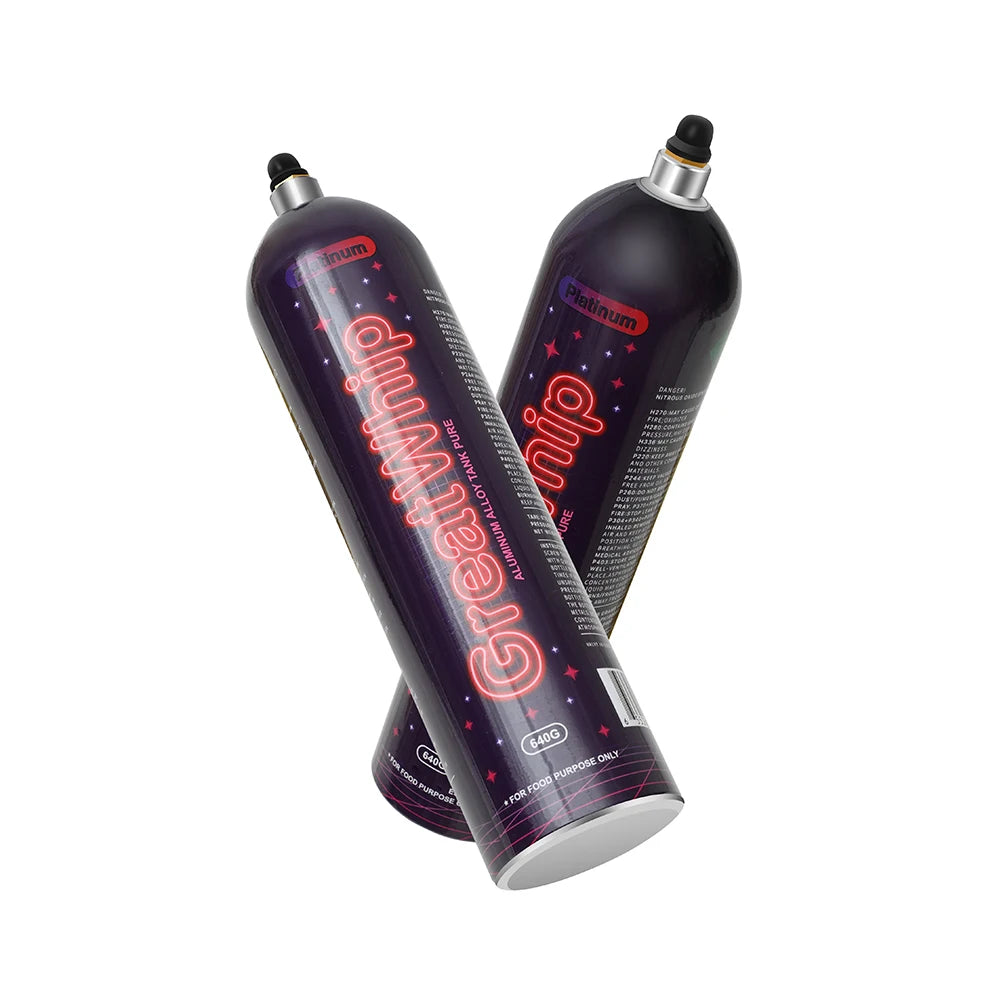Greatwhip 0.95L Cream Whip Chargers Food Grade Free Shipping 640G Whipped Cream Charger