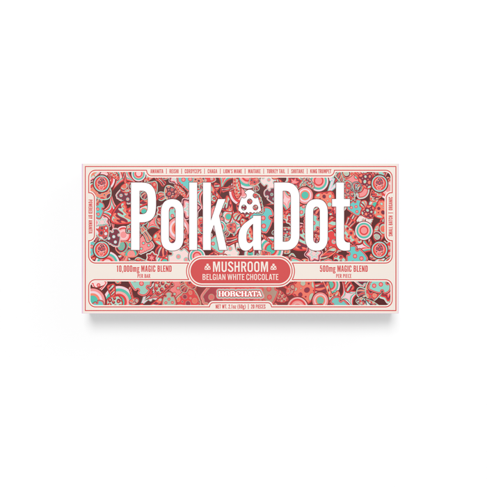 Polka Dot Novelty Chocolate Bar - Unique Design, Gift or Display