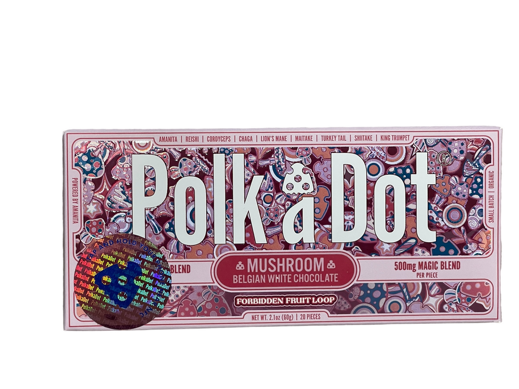Polka Dot Novelty Chocolate Bar - Unique Design, Gift or Display