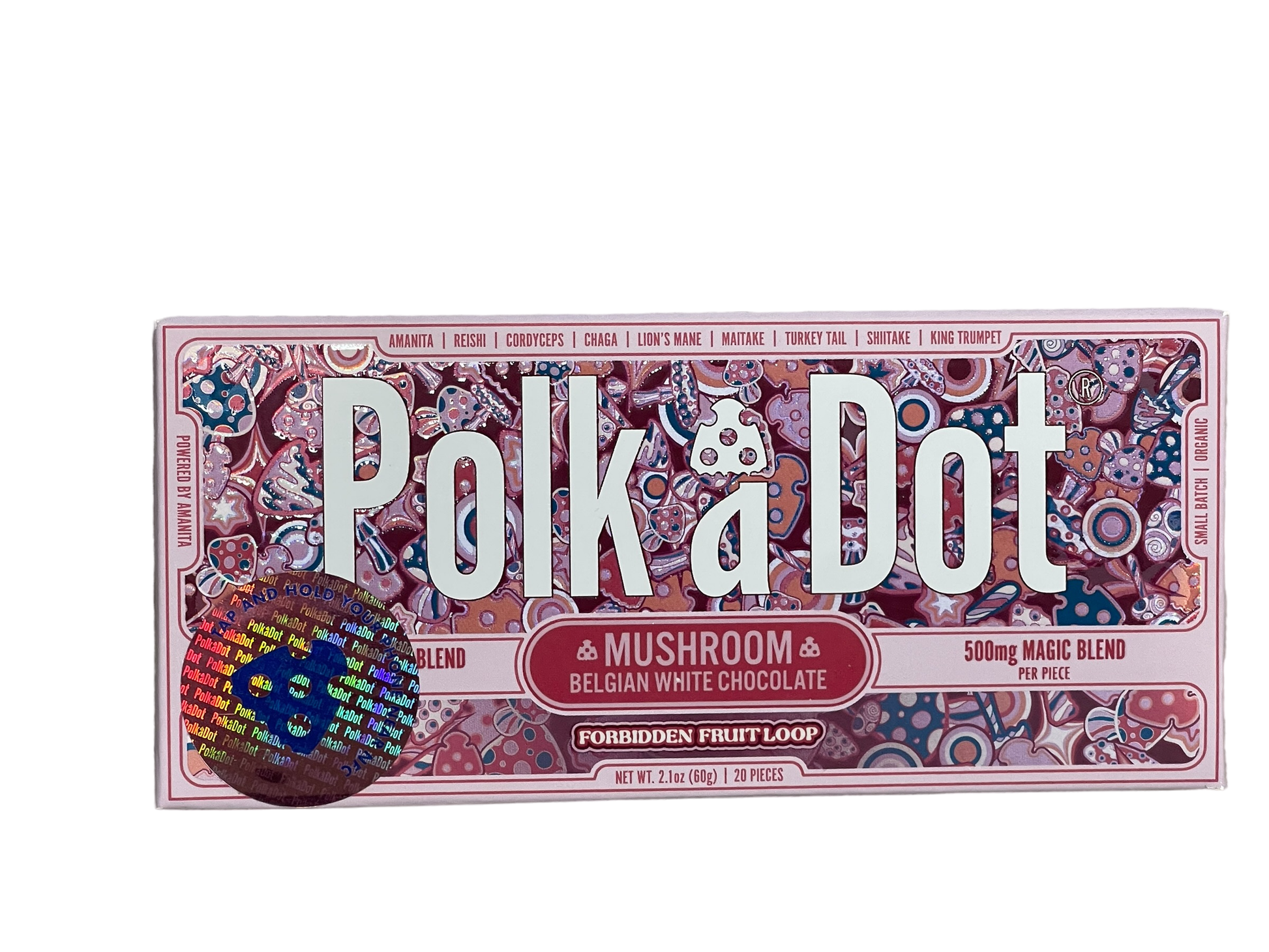 Polka Dot Novelty Chocolate Bar - Unique Design, Gift or Display