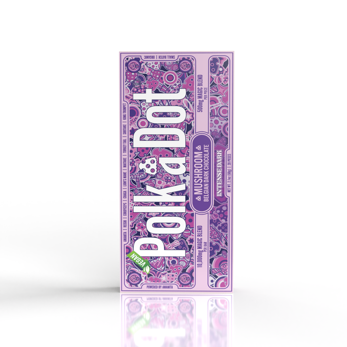 Polka Dot Novelty Chocolate Bar - Unique Design, Gift or Display
