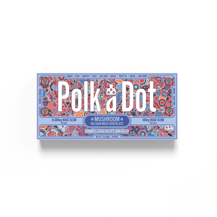 Polka Dot Novelty Chocolate Bar - Unique Design, Gift or Display
