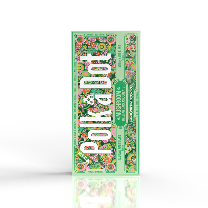 Polka Dot Novelty Chocolate Bar - Unique Design, Gift or Display