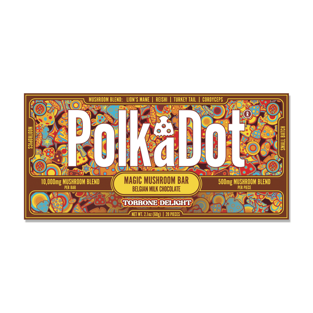 Polka Dot Novelty Chocolate Bar - Unique Design, Gift or Display