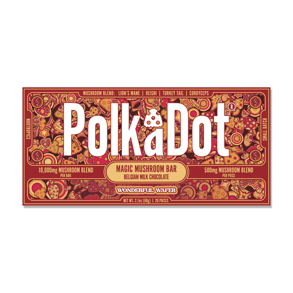 Polka Dot Novelty Chocolate Bar - Unique Design, Gift or Display