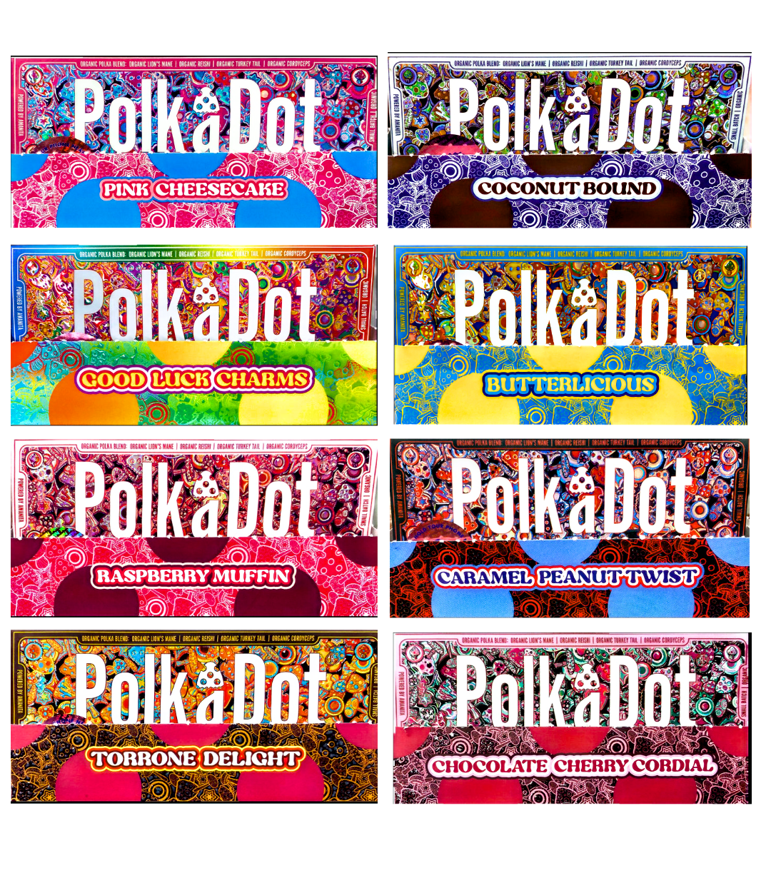 Polka Dot Novelty Chocolate Bar - Unique Design, Gift or Display