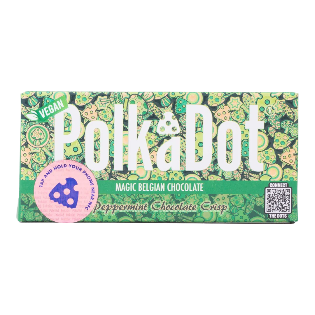 Polka Dot Novelty Chocolate Bar - Unique Design, Gift or Display